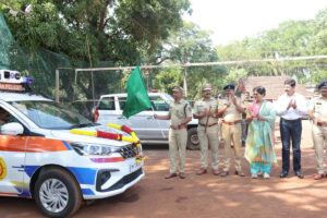 रत्नागिरी पोलिसांचा नवा इंटरसेप्टर वाहनाचा लोकार्पण सोहळा; वाहतूक नियमांचे काटेकोर पालन होणार